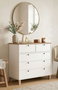 Hanah Home Nord - ND3-SW Blanco y Roble